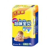经济实惠！妈咪宝贝（MamyPoko）均吸干爽纸尿裤 60片 S号