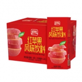 风味独特！盼盼 红苹果 果汁饮料 250ml*24盒*2箱
