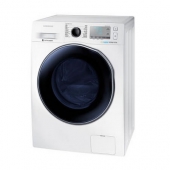 功能强大！三星（SAMSUNG）WD80J6413AW 8公斤 洗烘一体 智能变频滚筒洗衣机 典雅白
