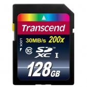 要快也要大！Transcend创见 128GB SDXC Class10 闪存卡 美国亚马逊价格