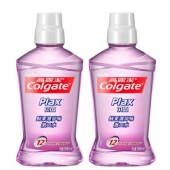 约会前漱一漱：高露洁  Colgate 鲜果薄荷漱口水500ml*2瓶