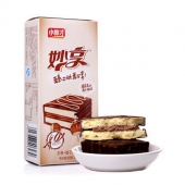 松软口感！小帅才 妙享榛子巧克力味 多层蛋糕 150g