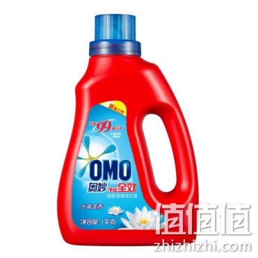 奥妙净蓝全效水清莲香洗衣液