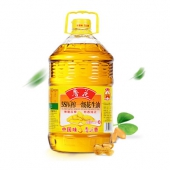健康美味：鲁花 5S压榨一级花生油 6.18L