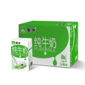 自然纯！蒙牛 MENGNIU 纯牛奶 250ml*16盒