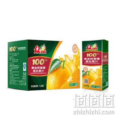 众果黄金柑香橙混合果汁