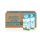 纽麦福（Meadow fresh）部分脱脂 进口纯牛奶 1L*12盒/箱
