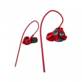 先锋（Pioneer）SE-CL751 强劲重低音入耳式音乐耳机红色