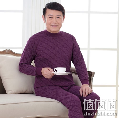 暖扬扬中老年男士秋衣秋裤