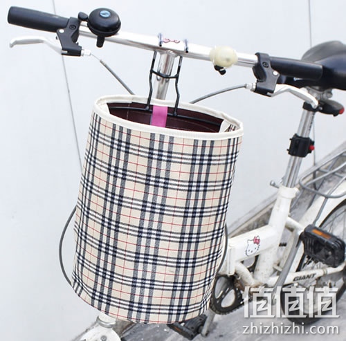 捷酷自行车加厚帆布篮