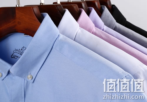 彼特狐狸男士牛津纺免烫商务休闲衬衫