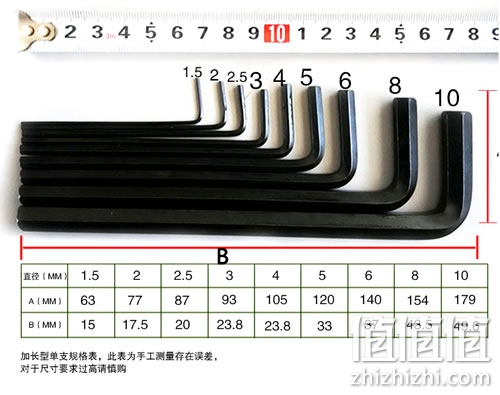 绿林内六角扳手套装