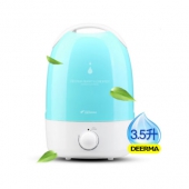 生活至上！德尔玛（Deerma）DEM-F470  静音迷你创意加湿器 3.5L