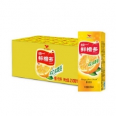 统一 鲜橙多，酸甜爽口！ 250ml*24盒/箱