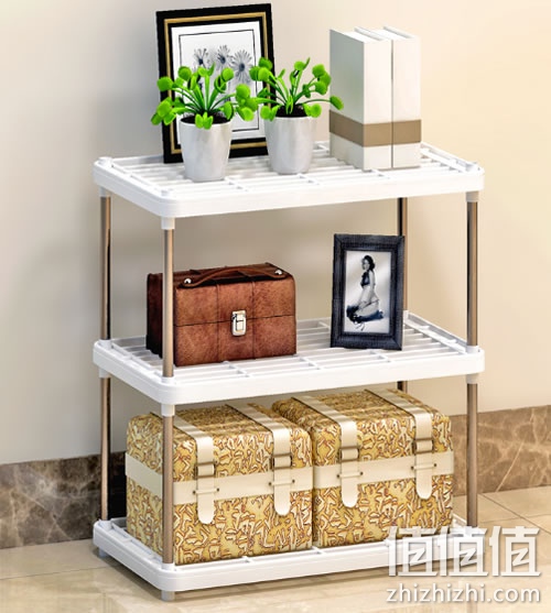 索尔诺塑料落地收纳储物架
