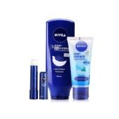 妮维雅（ NIVEA）男士控油补水抗痘洁面套装，为男人变美准备！