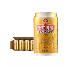 珠江啤酒pearlriver珠江精品小麦啤酒浓郁麦香330ml24听