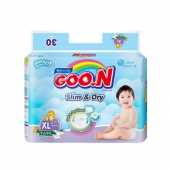 大王（GOO.N）特薄干爽 婴儿纸尿裤，轻薄干爽！ 加大号XL30片