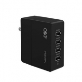 QIC WH4U-6A 4口USB墙插式充电器，安全快充！ 6A 黑色