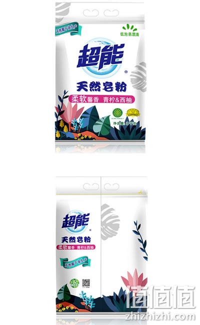 超能馨香柔软天然皂粉
