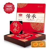 传统中国味！稻香村 传承月饼礼盒680g