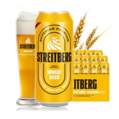 斯坦伯格 STREITBERG 小麦啤酒500ml*24听