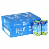 德悠 HANSANU 全脂纯牛奶200ml*24盒