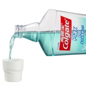 高露洁 草本盐爽漱口水 500ml