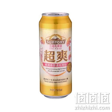 三得利(suntory 超爽 9.5度啤酒 500ml*12听*2箱