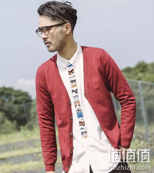 威克迪尔男士休闲针织衫外套