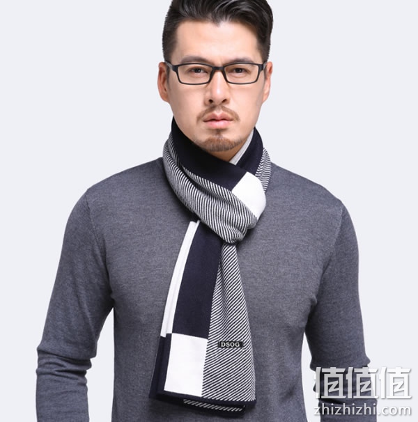 韩版男士加厚保暖围巾