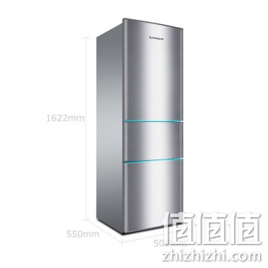 双鹿BCD-190THCK三门冰箱