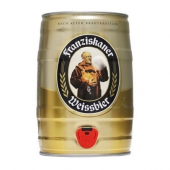 教士 进口小麦啤酒5L桶装