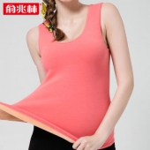 俞兆林男女加绒加厚保暖背心