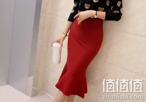 创诺婷女士针织鱼尾裙