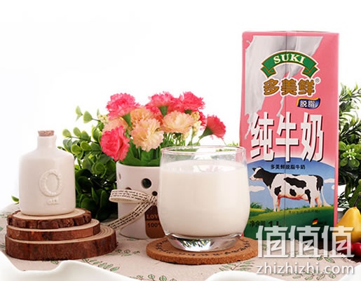 多美鲜脱脂牛奶