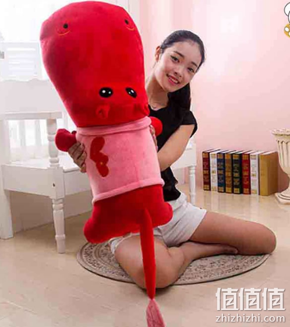 毛绒玩具河马抱枕公仔