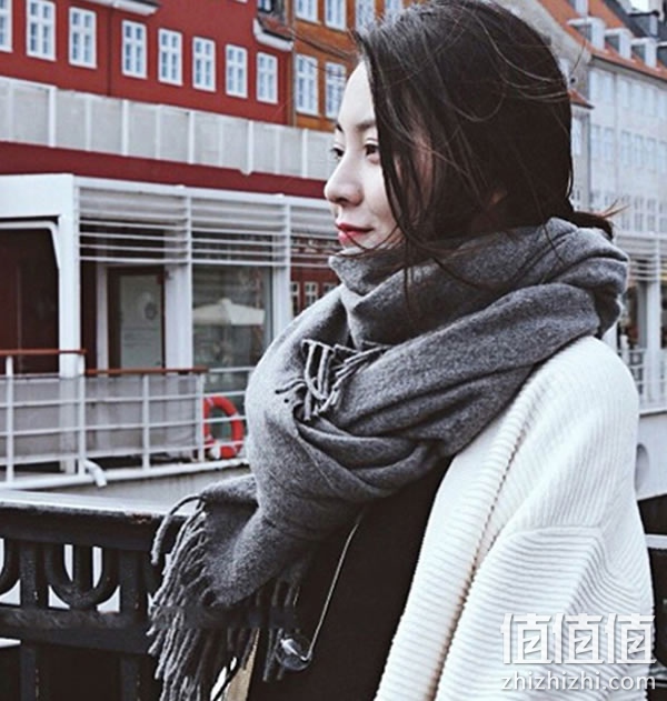 活力冰果男女仿羊绒围巾