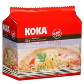 KOKA 可口 黑椒蟹肉味快熟面425g（85克*5袋）14.8元（可99-50）