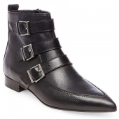 Steve Madden 史蒂夫马登 女士真皮短靴 新低2.7折$39.99 到手￥405