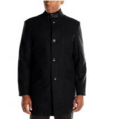 M码！Kenneth Cole 男士羊毛混纺中长款大衣 含税直邮到手约345元