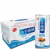 养元六个核桃 植物蛋白饮料 180ml*8罐  折17元/件（34元，买2免1）