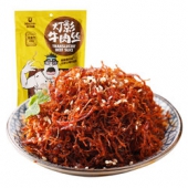 科尔沁 灯影牛肉丝 五香味 230g  折15.6元（29.9,199-100）