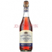 意大利 CAVICCHIOLI 卡维留里 蓝布鲁斯科 甜桃红 低泡葡萄酒 750ml 19.9元