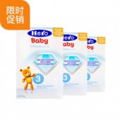 折66元/盒！Hero Baby 美素 奶粉3段 800g*3盒    199元包邮包税