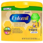 Enfamil 美赞臣 Infant婴儿配方奶粉（不含转基因成分）581g*4罐