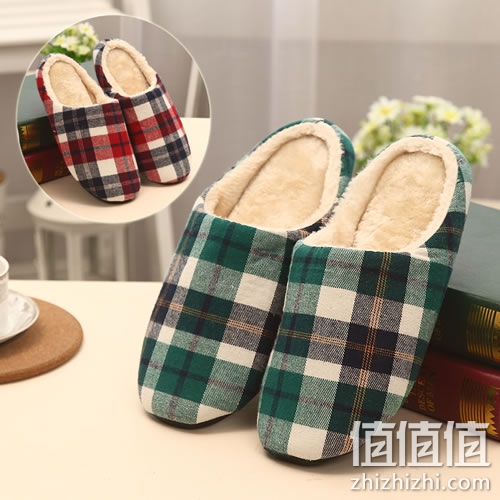 男女情侣款居家棉拖鞋