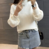 黎雪儿韩版女装套头打底针织衫