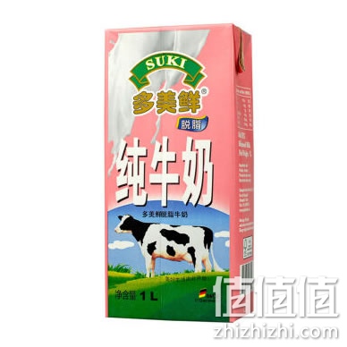 多美鲜脱脂牛奶