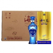 洋河 蓝色经典 海之蓝 42度绵柔型白酒 480ml*6瓶